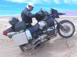 Filippo und die BMW R1150 GS