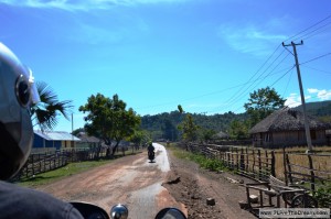 On the road in Timor Leste