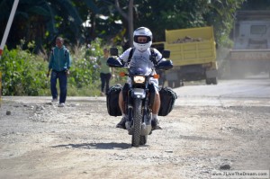 John and his Suzuki DR