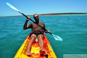 exploring the coast by kayak