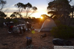 Bush camping